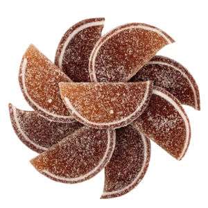 Root Beer Jelly Fruit Slices - Chewy Fruit Slices - by NY Candy - FREE SHIP - Picture 1 of 3
