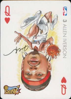 2004-05 All Pro Playing Cards #Q Allen Iverson Philadelphia 76ers - Image 1 of 2