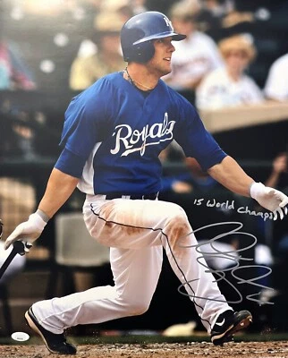Alex Gordon SIGNED JSA COA 16x20 2015 WS Champs PHOTO KC Royals RARE AUTOGRAPH - Image 1 of 2
