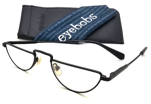 New EYEBOBS HALF THE CHANCE +2.50 Readers Eyeglasses 3400 00 48-21 Black Frames - Picture 1 of 12