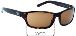 Lentes de repuesto para gafas de sol SFx para Smith Copa - 57 mm de ancho - Imagen 1 de 31
