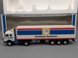 Modellino camion 1:43 Louis Surber Mercedes Benz trattore a sella Glasurit in confezione originale - Foto 1 di 19