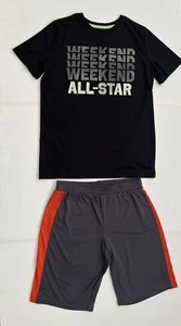 Cat & Jack Pajama Set Boys Short sleeve & Shorts Weekend All-Star Size L - Picture 1 of 7