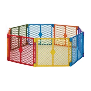 Superyard Colorplay 8 Panel Free Standing Play Yard, Indoor or Outdoor Baby Play - Picture 1 of 12