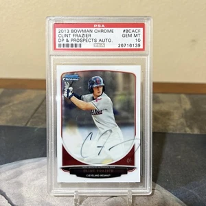 2013 Bowman Draft Chrome Prospect Auto Clint Frazier #BCA-CF Auto Indians PSA 10 - Picture 1 of 1