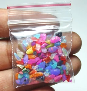 200 Pcs Lot AAA Natural Multi Flash Ethiopian Opal Rough Welo Fire Opal Stone - Picture 1 of 1