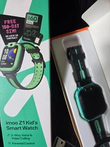 imoo Watch Phone Z1 42mm Bamboo Green Case with Bamboo Green Silicone Band... - Picture 1 of 3