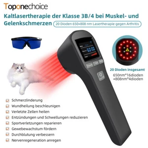 880mW Handgerät Kalte Laser TherapieGerät Soft Lazer für Haustiere und Menschen - Bild 1 von 14