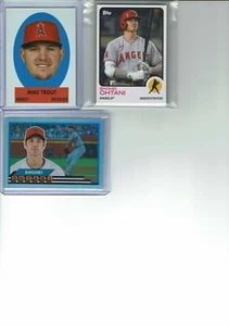 2021 Topps Archives Baseball Los Angeles Angels Team Set (8) Base Cards +++ - Bild 1 von 2