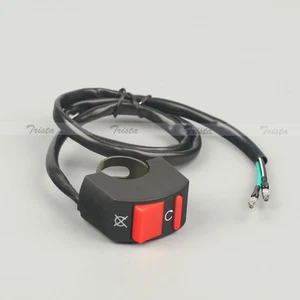 Interruptor universal de botón de apagado de manillar universal para moto scooter 7/8" - Imagen 1 de 6