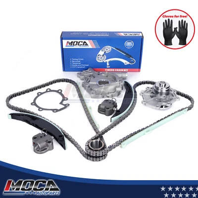 Timing Chain Kit Oil Water Pump for Ford Fusion Mazda Mercury Lincoln 3.0 AW9489 - Image 1 of 4