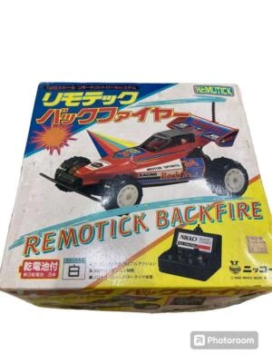 NIKKO "Backfire" 1989 Retro RC Car - 1/20 Scale - Functional with Box - Rare - Image 1 of 4
