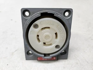 HUBBELL HBL2730SR2 Locking Receptacle,Industrial,30A 480V - Picture 1 of 4