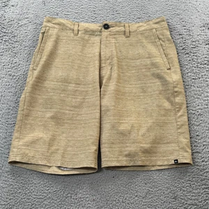 Quiksilver Short Herren 32 beige gestreift Amphibien Hybrid 9" Strand Spaziergang Golf - Bild 1 von 11