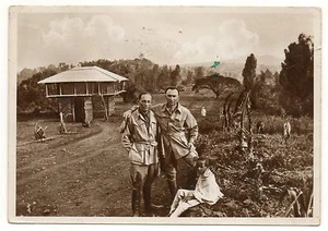 CARTOLINA SOMALIA ITALIANA ALTEROCCA XVI - UNA STRADA DI GIMMA - Foto 1 di 1