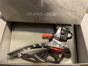 Shimano Dura Ace FD-7703 9-speed road bike triple front derailleur braze-on - Picture 1 of 1