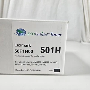 Lexmark 50F1H00 501H Eco-zertifizierte schwarze Tonerkassette - Bild 1 von 6