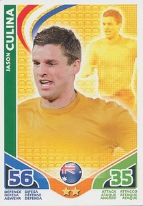 JASON CULINA # AUSTRALIA PSV TRADING CARD MATCH ATTAX STARS MONDIALES TOPPS 2010 - Picture 1 of 1