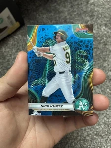 2024 Bowman's Best Top Prospects rifrattore blu /150 Nick Kurtz - Foto 1 di 4