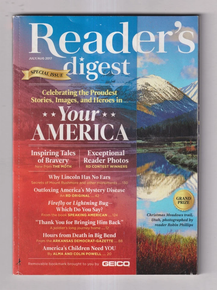Reader's Digest July August 2017 Celebrating Your America (Magazine: General Int - Imagem 1 de 1