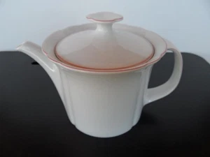 Vintage Arzberg Germany Corso nizza White & Pink Teapot - Picture 1 of 8