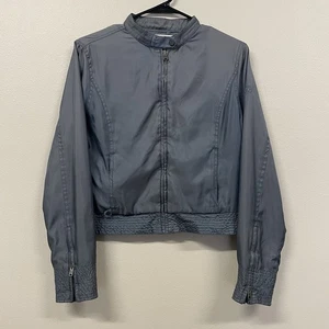 Chaqueta Bomber Converse One Star SA Azul Gris ASO Alice Cullen Crepúsculo Talla Mediana - Imagen 1 de 12