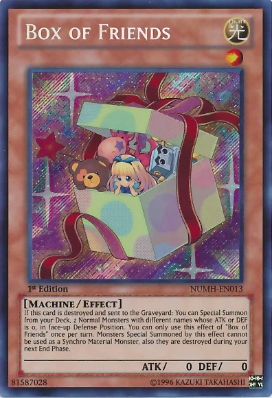 Box of Friends - NUMH-EN013 - Secret Rare - Unlimited - Moderately Played - Image 1 of 1