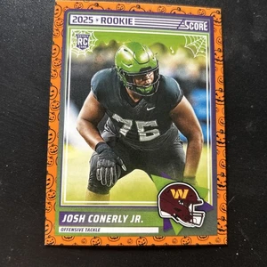 2025 Score or Treat Rookies Josh Conerly Jr. #100 RC Washington Commanders - Picture 1 of 2