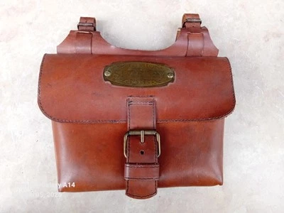 VINTAGE HANDGEMACHTE TASCHE VERA PELLE SIMPLEX x ANTIKES FAHRRAD EROICA EPOCHE - Bild 1 von 4