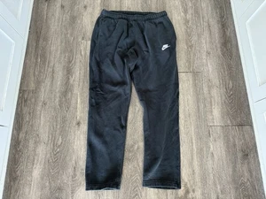 Nike Sweatpants Men's Size Large Black Sportswear Joggers Gym - Picture 1 of 6
