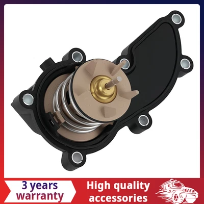 For Audi S4 S5 A6 A7 Q7 3.0T Engine Coolant Thermostat Housing Assembly Foto 1 de 4