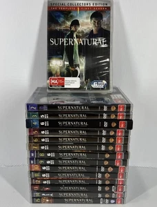 Supernatural Complete Season 1 - 15 Dvd Region 4 PAL Good Condition 87 Disc - Picture 1 of 12