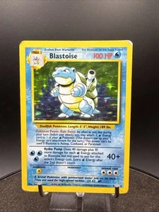 Pokémon TCG Blastoise Base Set 2/102 Holo Unlimited Holo Rare - Picture 1 of 24