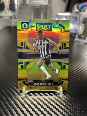 2023-24 Select EPL Newcastle Alexander Isak Gold Terrace /10 - Image 1 of 2