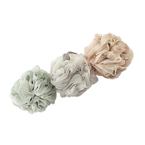 3pcs Large Mesh Bath Sponge Ball Shower Scrubber Puff for Bathing Accessories - Picture 1 of 11