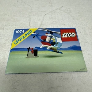 Vintage Lego Set #1974 LegoLand Flyercracker 1989 INSTRUCTION MANUAL Booklet - Picture 1 of 1