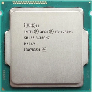 Intel Xeon E3-1230 V3 E3-1231 V3 E3-1240 V3 4 Cores CPU LGA1150 processor - Picture 1 of 9