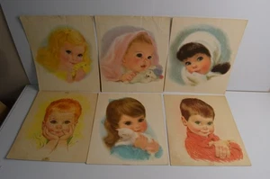 Stampe artistiche vintage tessuto settentrionale Francis Hook bambino bambini stampe artistiche asilo nido - Foto 1 di 24
