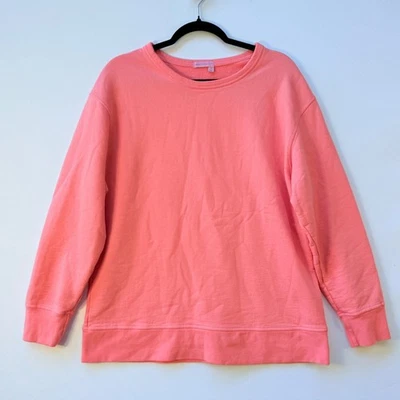 Fresh Produce Pequeña Coral Cuello Redondo Sudadera Pullover Suave Tranquilo Salón Informal Foto 1 de 4