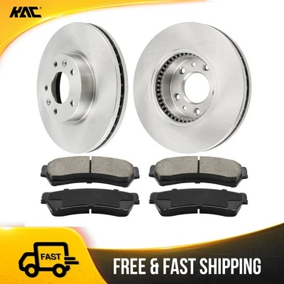 Fit For Ford Fusion Lincoln MKZ Mazda 6 Front Brake Rotors Ceramic Pads Kit - Изображение 1 из 4