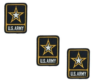 US ARMY STAR LOGO W/HOOK HAT PATCH   ARMY - Picture 1 of 5