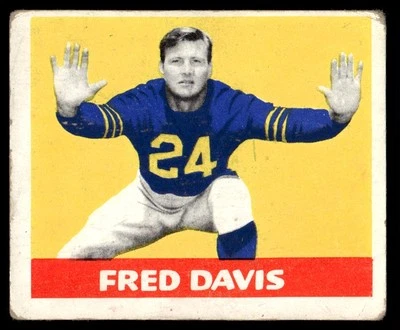 1948 Leaf Vg Fred L. Davis Chicago Bears #27A - Image 1 of 2