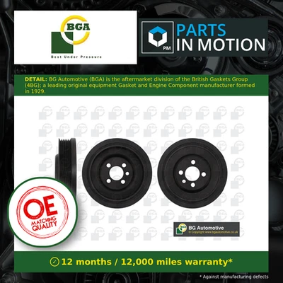 Crankshaft Pulley (TVD) fits FORD Torsional Vibration Damper BGA 1315782 Quality - Image 1 of 4