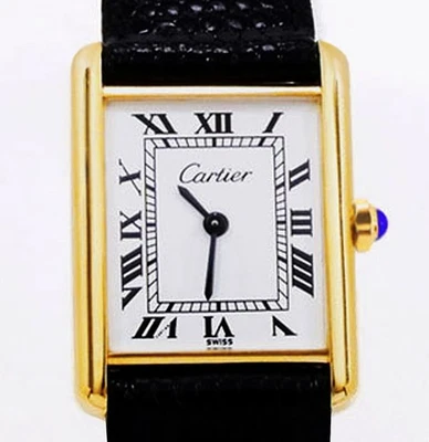 Cartier Authentic Ladies Cartier Tank Watch Red Presentation Box Cartier Bag - Image 1 of 4