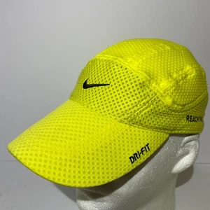 Nike Tailwind Gold Vintage Running Cap 'Reach the Beach' - Picture 1 of 6
