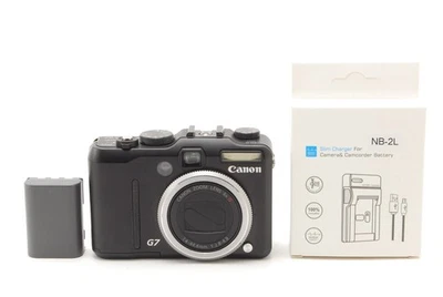 [Near MINT w/charger ] Canon PowerShot G7 10.0MP Compact Digital Camera JAPAN - Image 1 of 4
