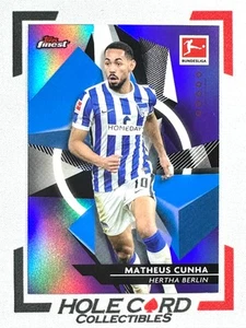 MATHEUS CUNHA 2020-21 Topps Finest Bundesliga #7 Purple Refractor 22/250 - Picture 1 of 2