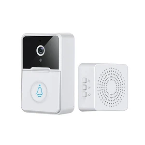 Timbre De Puerta HD Wifi Inalambrico Con Camara Audio Y Video Para Casa Negoci - Picture 1 of 15