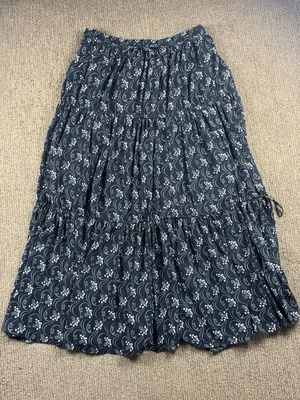 Maxi falda de gasa en capas J Crew para mujer con remolino estrellado Foto 1 de 4