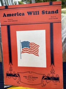 Amerika wird Worte von Ethel Titus Wert stehen. Noten 1942 - Bild 1 von 5